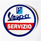 Stickers autocollant VESPA SERVIZIO
