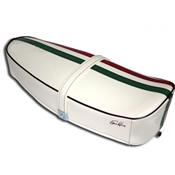 Selle vespa drapeau Italie 50-90-125/ET3 blanc