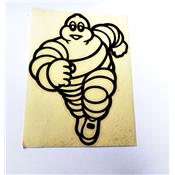 Stickers Michelin noir fond blanc 5 cm
