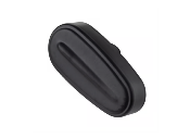 Cache amortisseur noir mat 