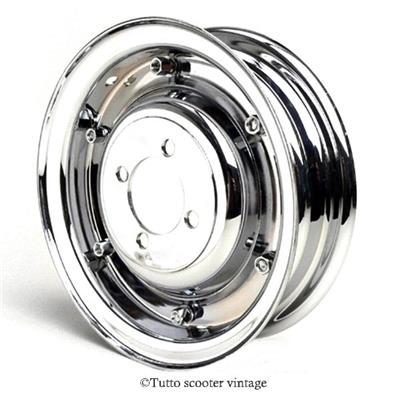 Jante vespa pleine 350x8 chrome Fa Italia