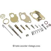 Kit révision carburateur Dellorto SI 20.15 vespa VBA VBB ..