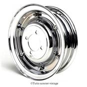 Jante vespa pleine 350x8 chrome Fa Italia