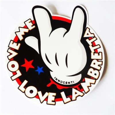 Stickers autocollant "LOVE LAMBRETTA