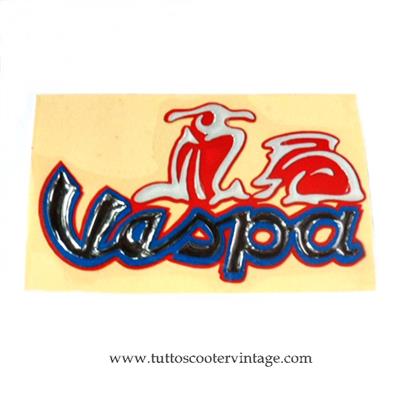 Stickers vespa rouge en relief