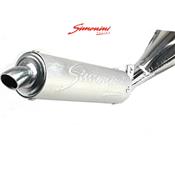 Pot d'échappement chrome SIMONINI vespa PX 125 150