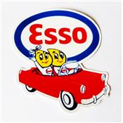 Stickers Esso ,Autocollant Esso vintage