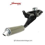 Pot d'échappement SIMONINI vespa Sprint, Velocce VNA VNB Super Gt GTR PX 125 150 Carbone