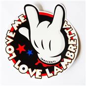 Stickers autocollant "LOVE LAMBRETTA