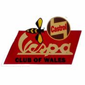 Stickers vintage VESPA CASTROL