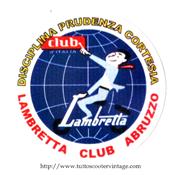 Stickers Lambretta club Abruzzo