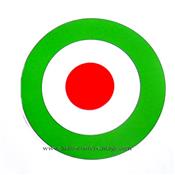 Stickers vespa Lambretta Cible Italia Vert