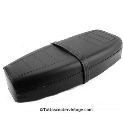 DIEFFE Long Leather Saddle With Lock For Vespa PK, S, XL, Rush 50-125 – 2-Seater