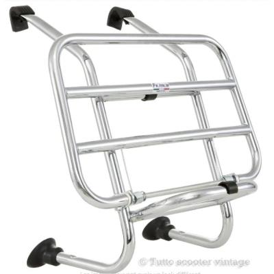 Porte paquet Faitalia Chrome avant vespa 50/125/ Rally Sprint Super Gs GL