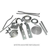 kit caoutchouc chassis Lambretta LI 3 LIS SX Gris