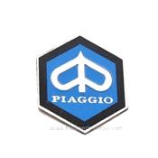 Logo Piaggio hexagonale grand modèle bleu