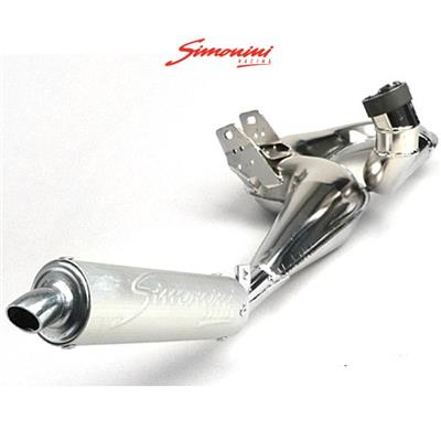 Pot d'échappement chrome SIMONINI vespa PX 125 150