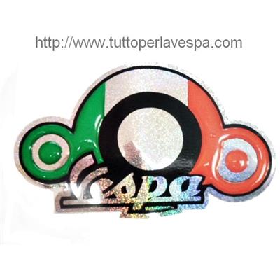 Sticker casque vespa Italia