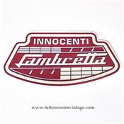 Stickers Innocenti Lambretta vieux rose-Beige