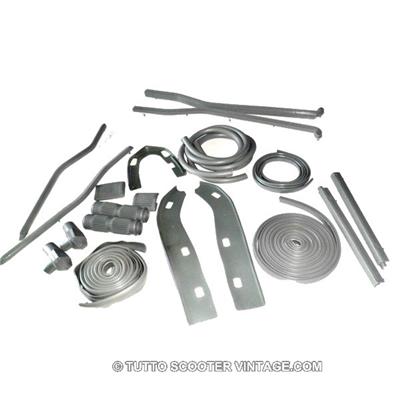 kit caoutchouc chassis Lambretta LI 3 LIS SX Gris