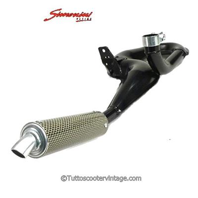 Pot d'échappement SIMONINI vespa Sprint, Velocce VNA VNB Super Gt GTR PX 125 150 Carbone