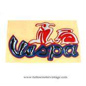 Stickers vespa rouge en relief