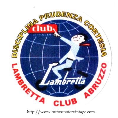 Stickers Lambretta club Abruzzo
