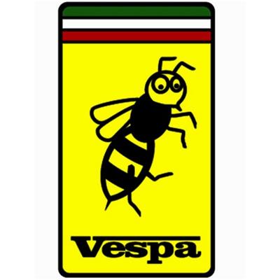 Stickers vespa Guêpe Italia